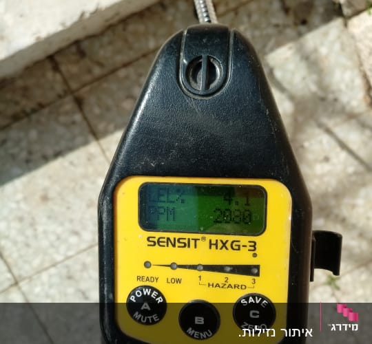 מד גז נייד Sensit HXG-3 עם תצוגה דיגיטלית